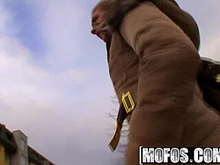 Mofos picks up sexy public bus blonde Adele