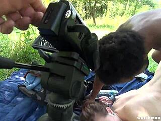 Bbc Pounds Redhead's Big Natural Tits Outdoor in Wild Interracial Facial Fuck