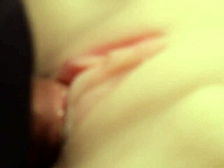 flush lube deep into shaved fuck doll's tight pussy closeup