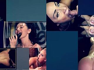 hot asian babe slurps cock after cock at the gloryhole nonstop