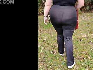 MILF Exotic Tattoo Miniskirt Flashing Voyeur No Panties Walk