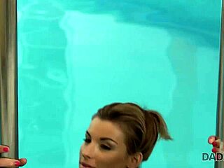 Old Man Pounds Young 18+ Euro Girl to Mouth Cumshot!