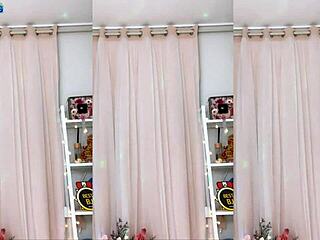 Korean Babe's Big Tits Bounce in Sexy Sailor Dance Tease