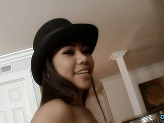 asian slut small tits drilled hard by massive bbc