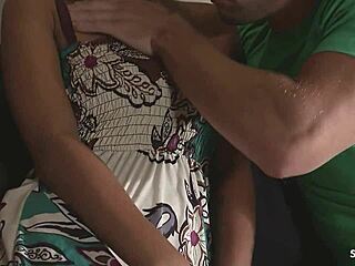 Shy Ebony Teen Seduces Classmate for Interracial Deepthroat Ride