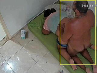 Hidden Cam Catches Busty Wife Cheating Fuck