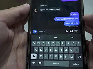 Sent this sexy teen tit pic to wrong guy now cum on tits facial?