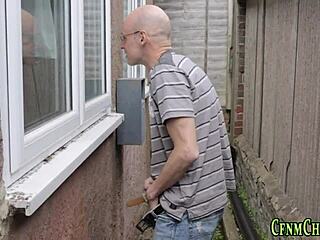 busty clothed teen, cream for me in cfnm humiliation!