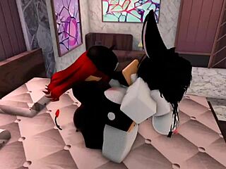 Bunny Girl Teases Before Rough Breeding In Passionate Transsexual Encounter