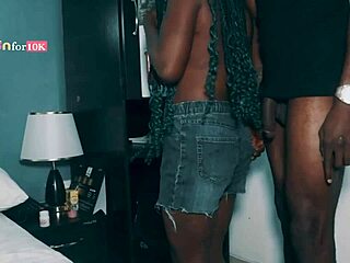 yo check this bodybuilder pounding juicy maid pussy raw while wife is away