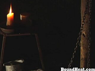 submissive slave kneels licking mistress pussy to explosive orgasm