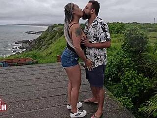 beach orgy hairy wife creampie interracial cuckold doggystyle humiliation