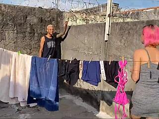 Meu Amigo Maloka Do Carmona Me Fode Todo No Quintal Com Paixão!