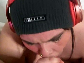 oh god that sloppy blowjob from soft to hard cum in mouth then post orgasm sucking ugh