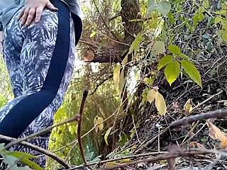 Mature Hairy Stepmom Doggystyle Outdoor Orgasm Frenzy