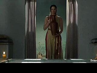 Lucy Lawless and Katrina Law Topless Handjob Scenes in Spartacus.