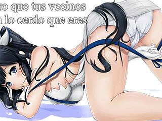 Hestia gives hot joi instructions in espanol for you