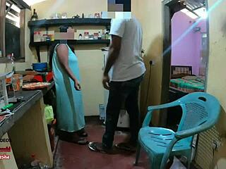 Cheating Wife Fucks Collector to Pay Light Bill