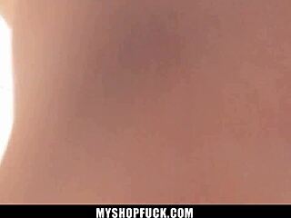 lp officer catches cecelia taylor shoplifting detains blonde teen for blowjob interrogation