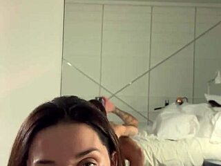 Luiza Marcato delivers hot morning deepthroat face fuck handjob big ass Brazilian pornstar