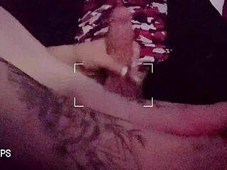 Watch my pretty little feet tease and stroke hubby's friend's throbbing monster cock so seductively