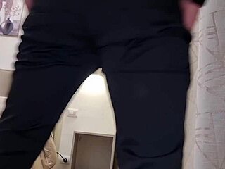 intense amateur european handjob ends with massive cumshot