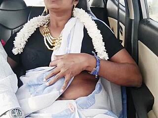 Beautiful Indian car sex with dirty talk