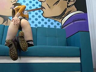 Finally Pounding Pretty Brunette Girlfriend's Tight Doggystyle Pussy