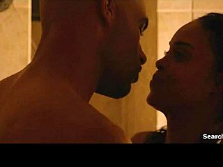 Sharon Leal's bold blowjob and pussy licking in addicted