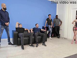 kristy black's wild 6on1 double anal gangbang gapes wide