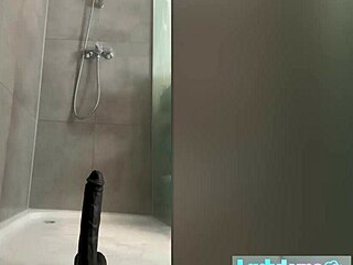 riding this bbc dildo in the shower drives me wild ladylyne style
