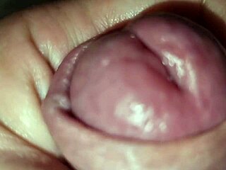 intense amateur european handjob ends with massive cumshot