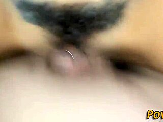 pov latina babe swallows huge load