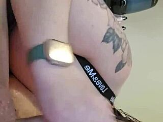 sandra's candid tugjob blasts cum on huge natural tits