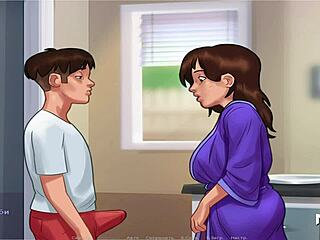 Summertime Saga Mature LOVES JERKING OFF My BIG Cock