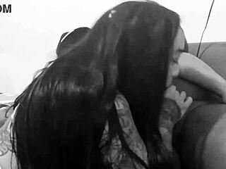 tattooed redhead paty angel's bold blowjob trailer explodes fan cum fast