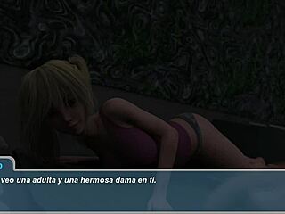 rosie confronts daddy over bathroom fun in steamy visual novel