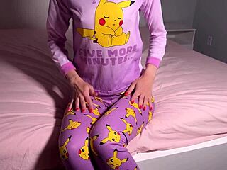 Friend rips pajamas and slides monster cock inside tight latina teen