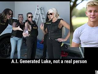 Beat Cops Flip Cory Chase for Reverse Anal Gangbang Taboo Heat