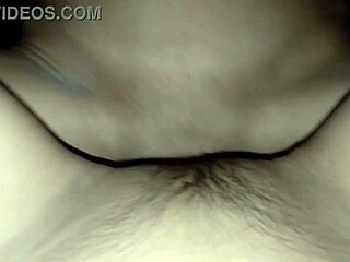 Pretty shaved teen babe moans rough to creampie orgasm