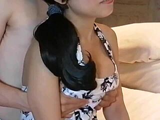 Amateur Homemade Zoom on Busty Swimsuit Girlfriend's Nipples Stimulated to Intense Orgasm