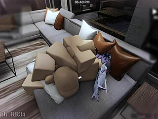 Follower rides dildo hard for double creampie challenge