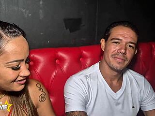 Cuckold husband watches wife fuck friend in lingerie!