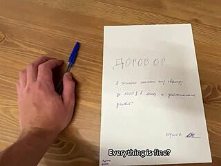 landlord's contract turns me into creampie sex toy