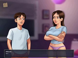 Summertime Saga 190 Big Tits Erotic Game