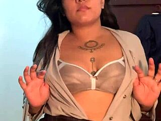 Slutty Filipina strips TEASES with sultry moans