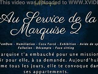 serve the marquise with french femdom joi jerk off humiliation 😈🔥