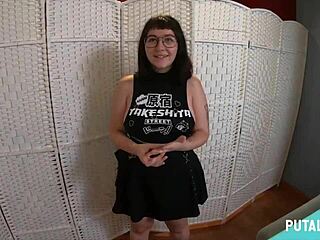 Enormous cock unloads deep in spanish chubby big tits meraki's wet pussy