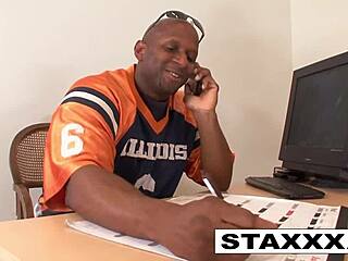 Rane invites sultry Jasmine for a steamy interracial threesome packed with hardcore pounding