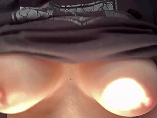 italian milf artemisia love bounces her big natural nipples close-up